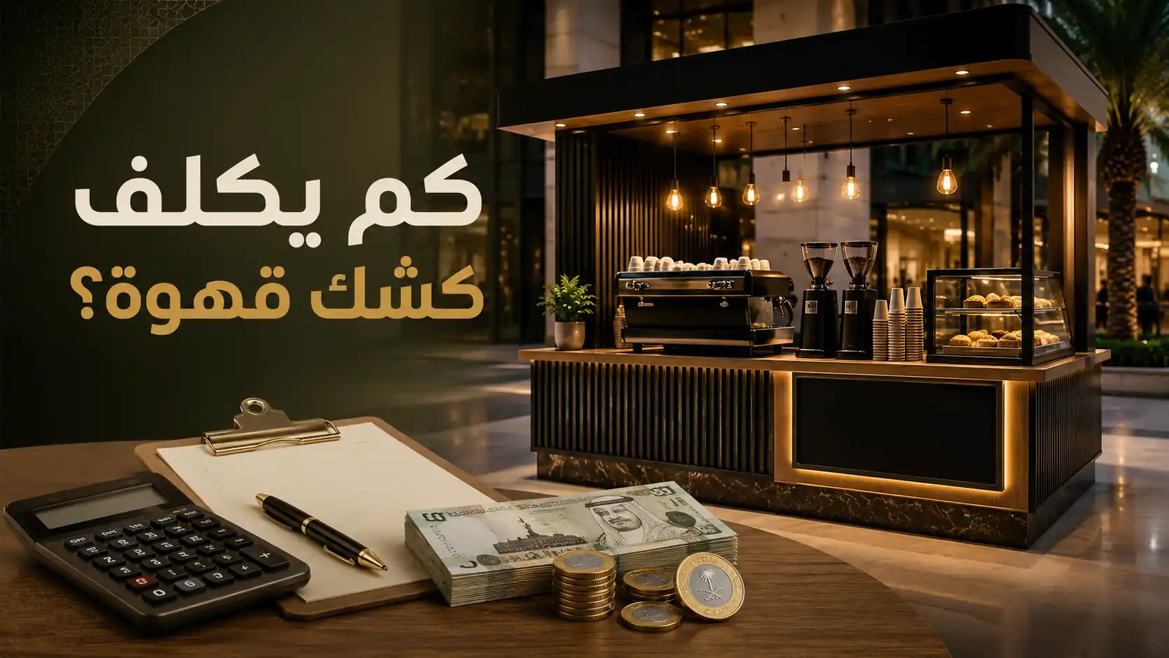 كم يكلف كشك قهوة في السعودية؟ دليلك لتقدير ميزانية المشروع