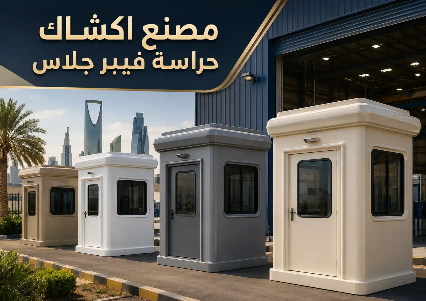 افضل مصنع اكشاك حراسة فيبر جلاس في الرياض