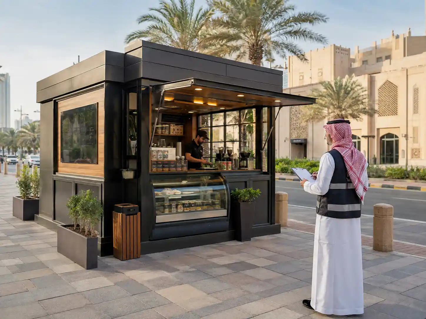 شروط فتح كشك في الشارع في السعودية